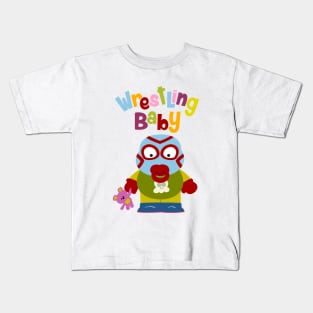 Wrestling Baby Kids T-Shirt